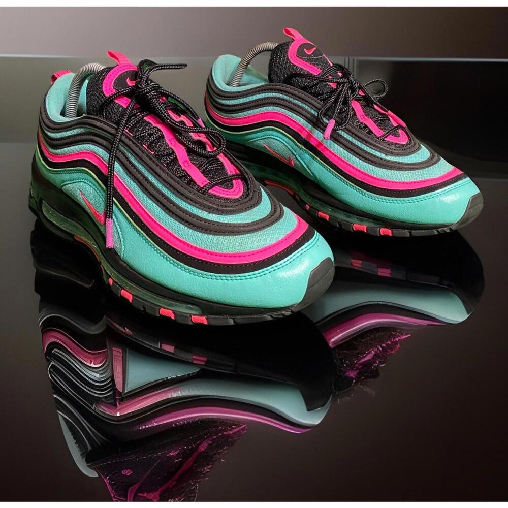 🟥🟥SOLD🟥🟥Nike Air Max ‘97 ‘Hyper Turquoise’ Men’s LTR Sneaks CU4877300 ~W 10 - Picture 7 of 16